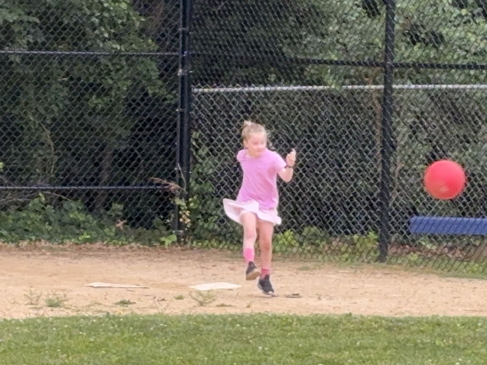 Logan destroys the ball