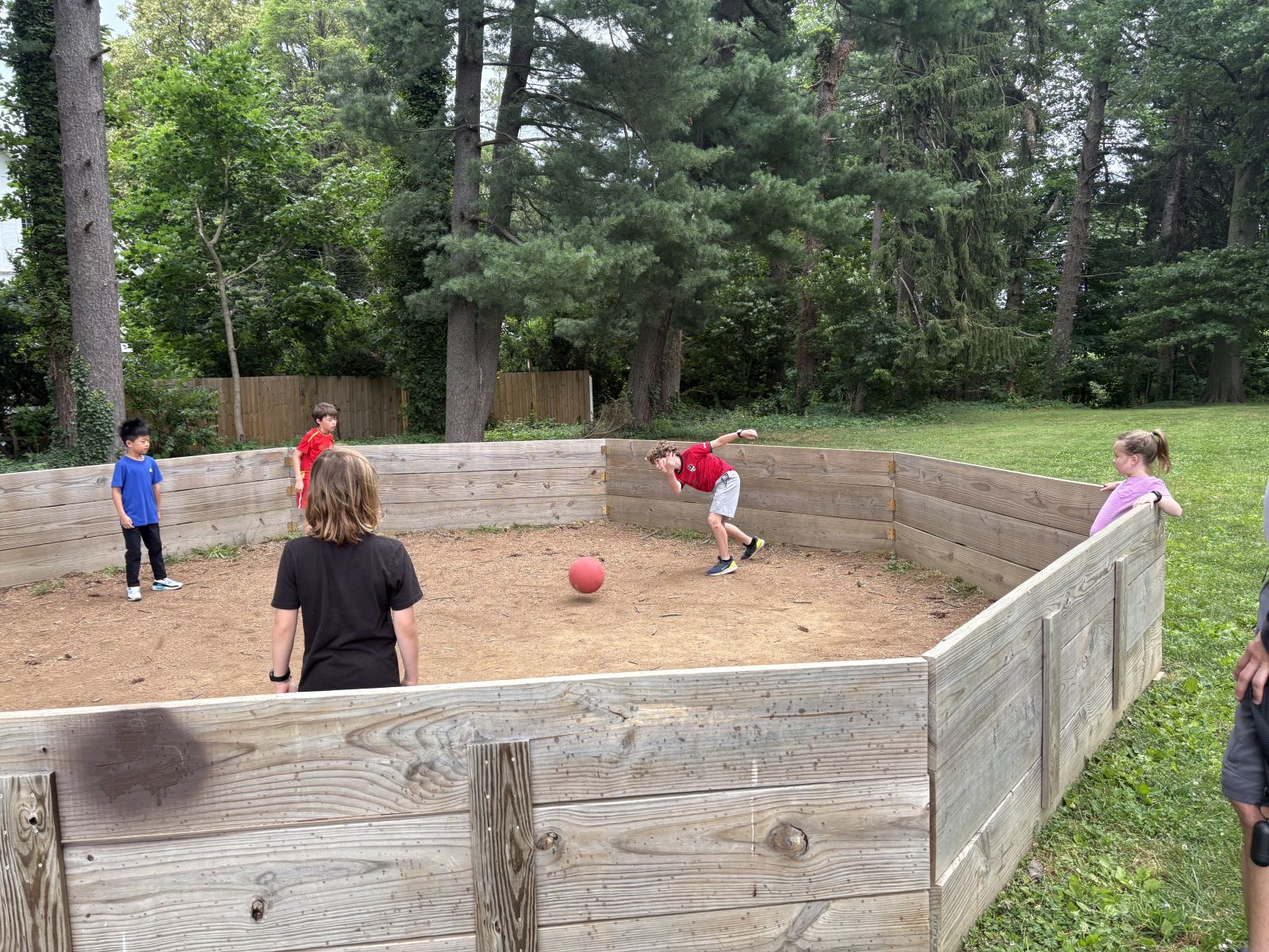 Intense game of Gaga Ball