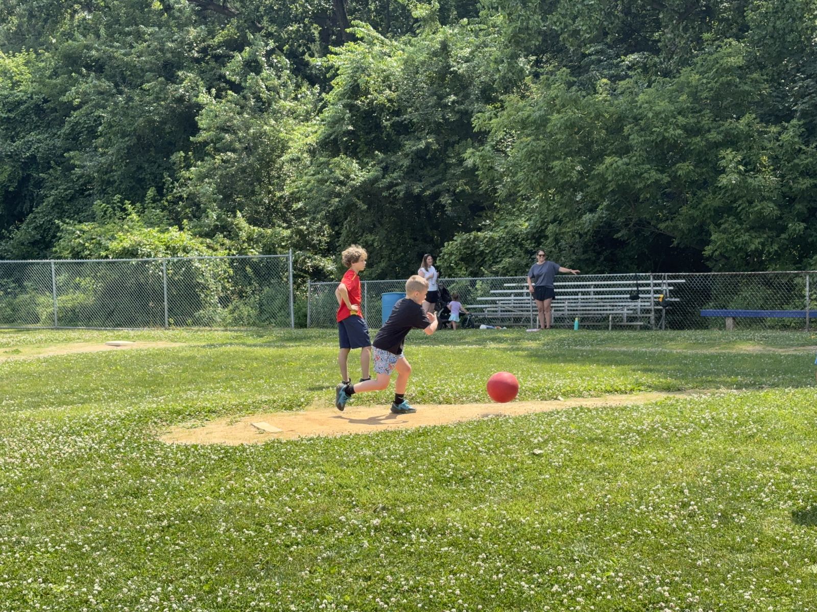 Kason making his debut on the mound