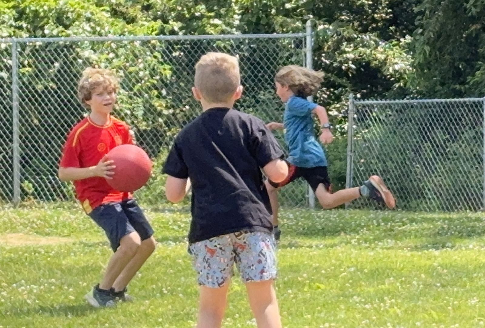 Brady showing off his speed