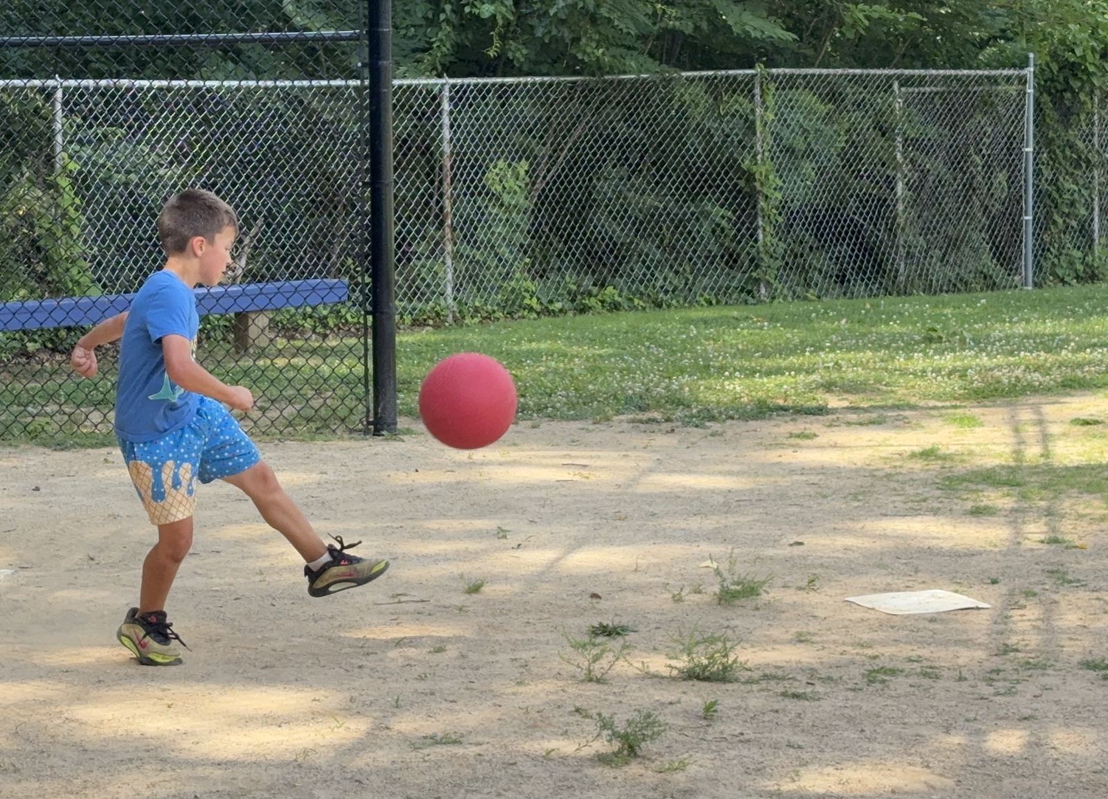 Logan getting in on the offense
