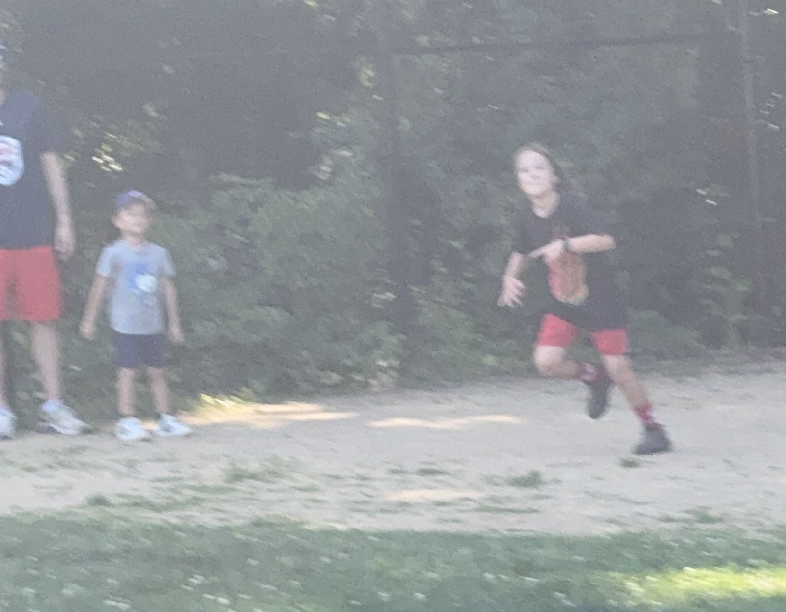 Griffin admiring his hit