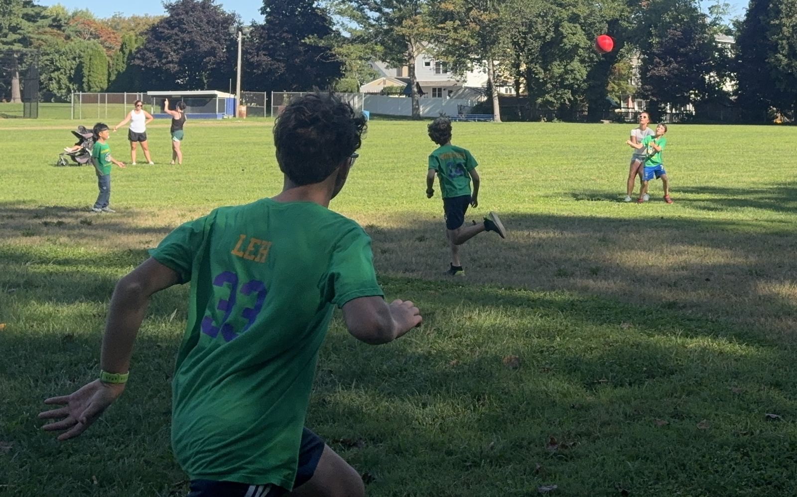 Melinda pushing Dominic out of the way to try and catch Nolan's kick
